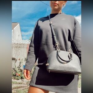 Nike Black Sweatshirt Dress